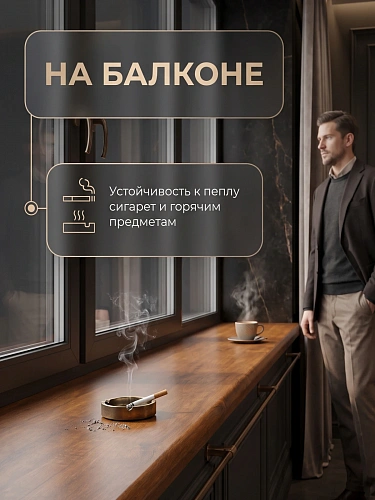 Подоконник Данке Премиум бруно матовый